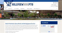 Desktop Screenshot of hillviewpto.org