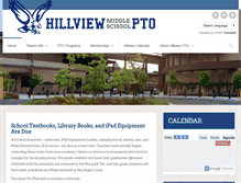 Tablet Screenshot of hillviewpto.org